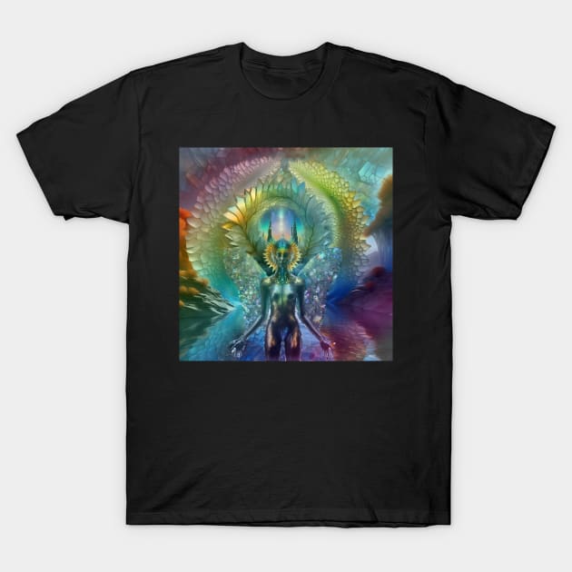 Alien Portal T-Shirt by PurplePeacock